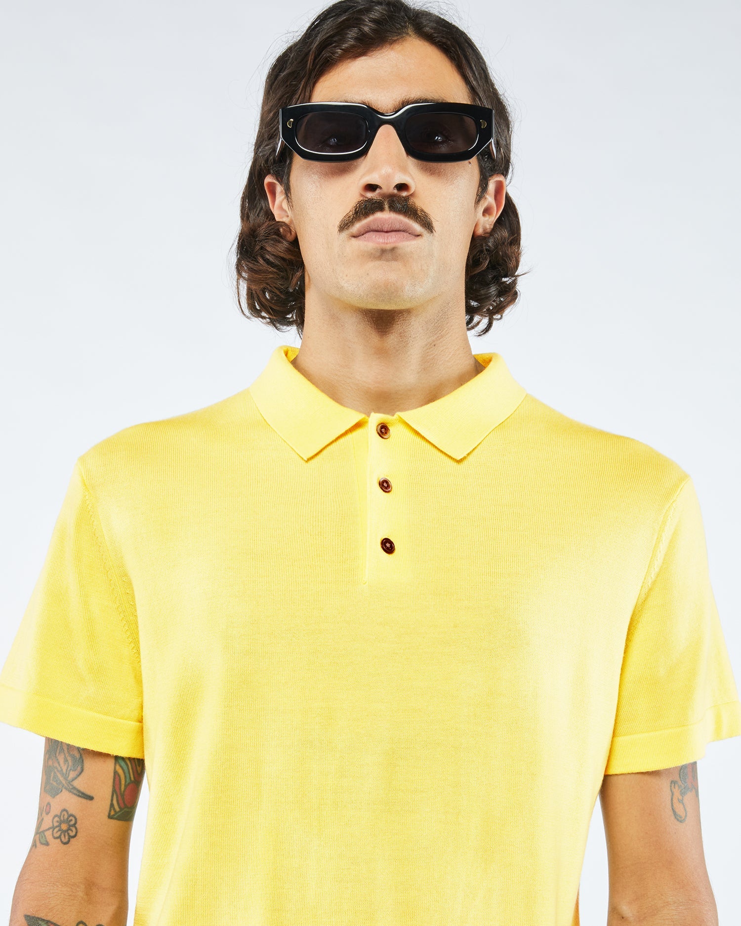 Zamir Merino Wool Polo Shirt | Lime Superfine Merino