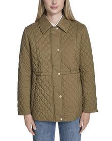 Cole Haan | Womens | Quilt Short Jacket | Green