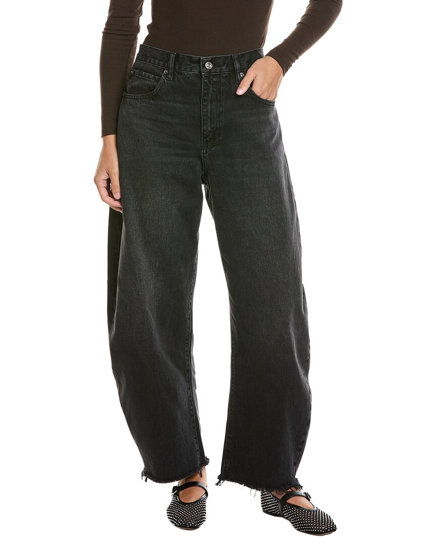 FRAME Denim | Womens | The Bubble Limitless Crop Jean | Black