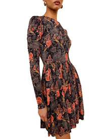 Ulla Johnson | Womens | Bendetta Jersey Mini Dress | Purple Multi