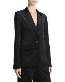Vince | Womens | Velvet Blazer | Black
