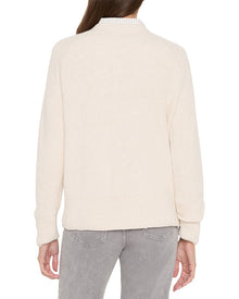 NIC+ZOE | Womens | Shaker Stitch Sweater | White