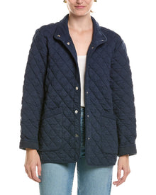 Tommy Bahama | Womens | Quilted Jacquard Barn Coat | Multi
