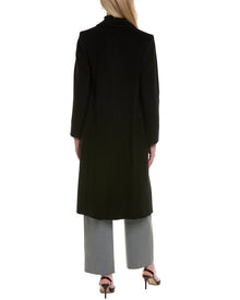 FLEURETTE | Womens | Wool-Blend Coat | Black