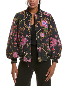Diane von Furstenberg | Womens | Salma Reversible Jacket | black multi