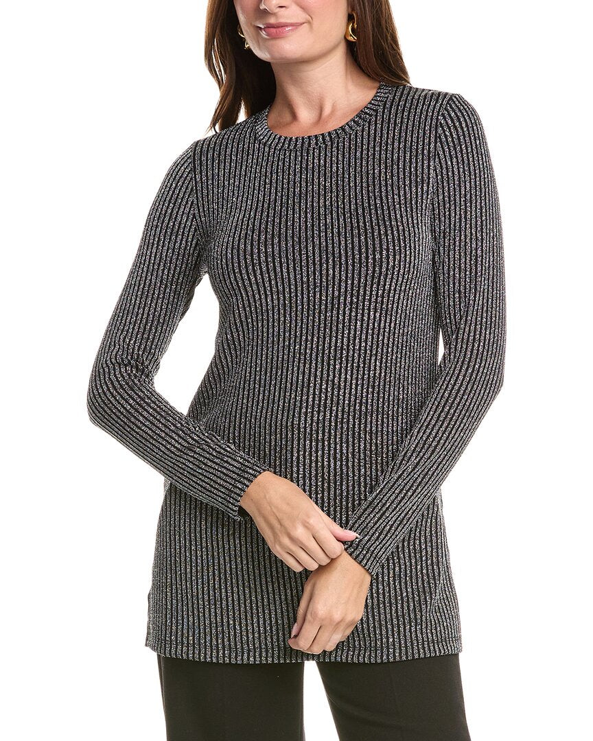 Johnny Was | Womens | Jenna Metallic Tunic | Gray