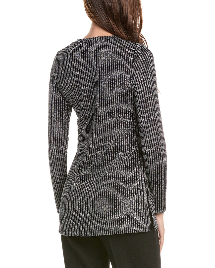 Johnny Was | Womens | Jenna Metallic Tunic | Gray