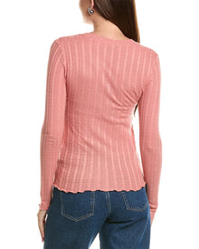 Splendid | Womens | Pointelle Top | Brown