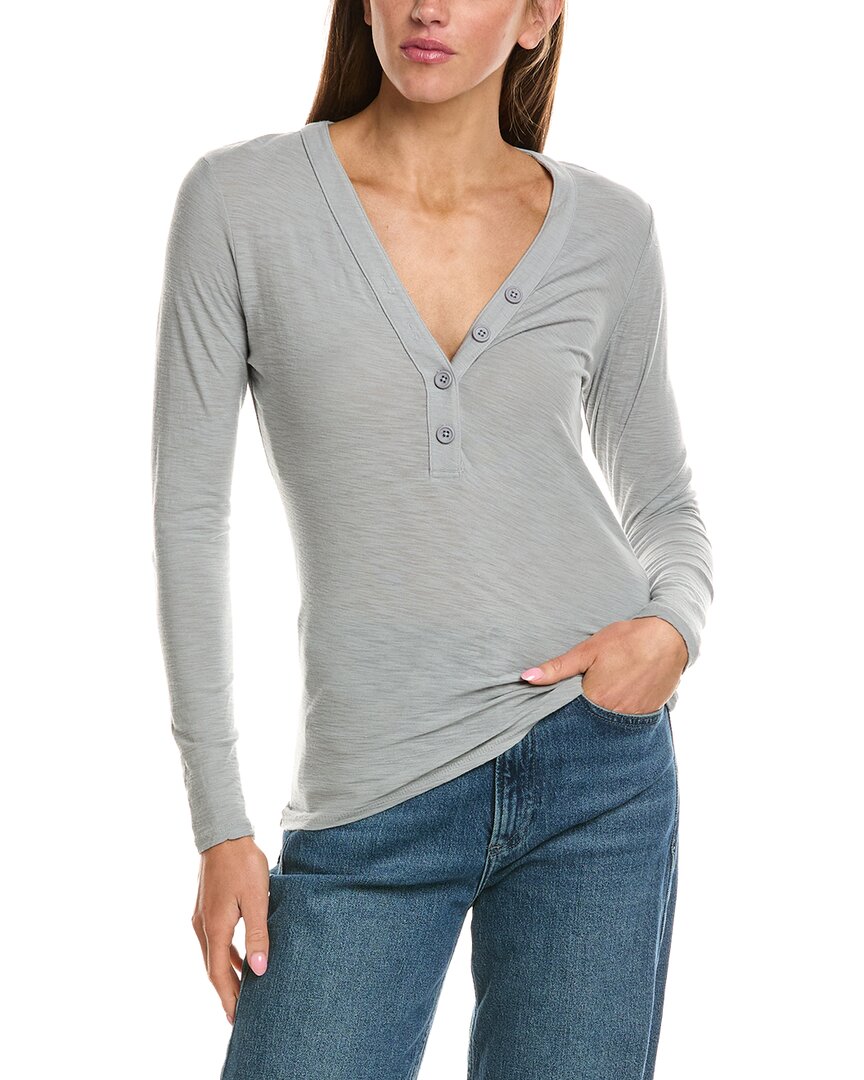 James Perse | Womens | Henley Top | Multi