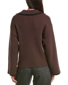 rag & bone | Womens | Isabella Polo Sweater | Brown