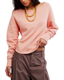Free People | Womens | Jess Long Top | Red