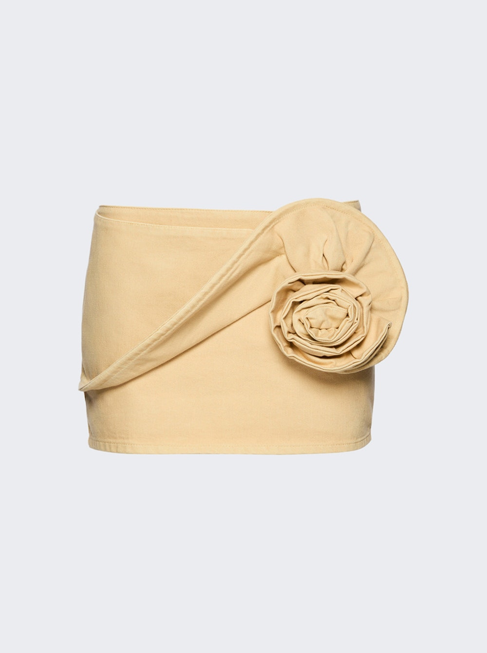 Women | Magda Butrym | Mini Denim Skirt Beige