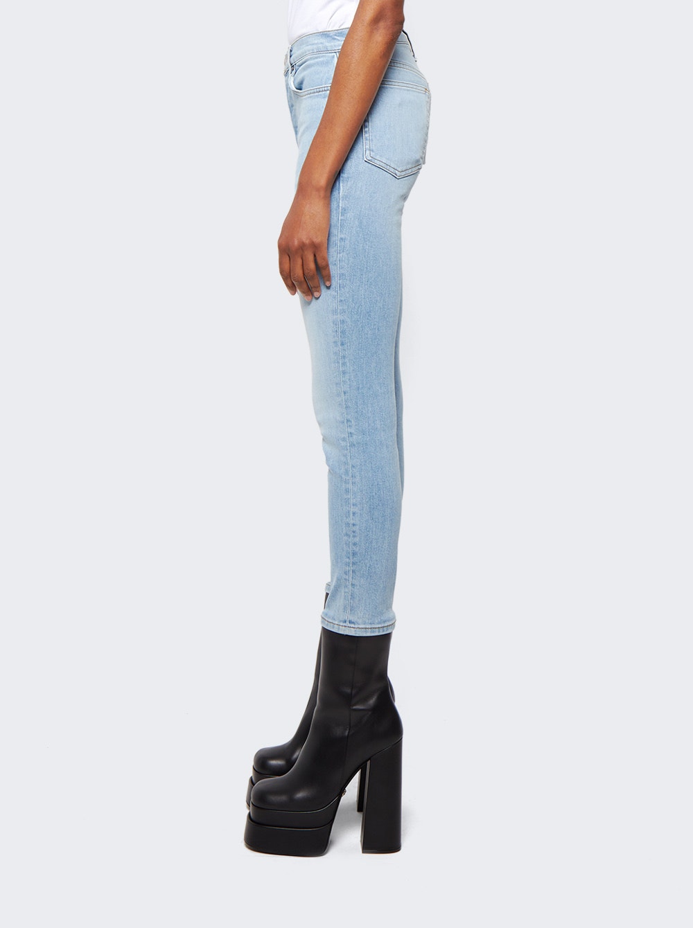 Women | Re/Done | 90s High Rise Ankle Crop Jean | Costa Indigo