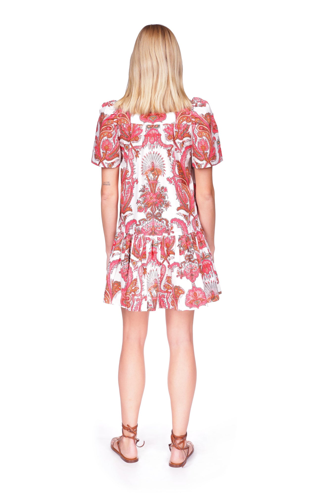 Janie Dress | Peacock Coral