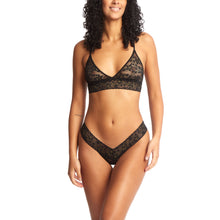 Night Fever Low Rise | Black x Gold