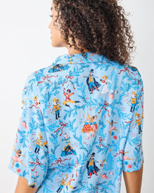 Nutcracker Dreams - Eco Satin Wildest Dreams Set - Blue Slipper - Printfresh