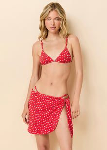 Mini Wrap Pareo Ditsy Umbrella Print - Solid & Striped