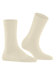 Womens | Needlepoint Socks | Off-White