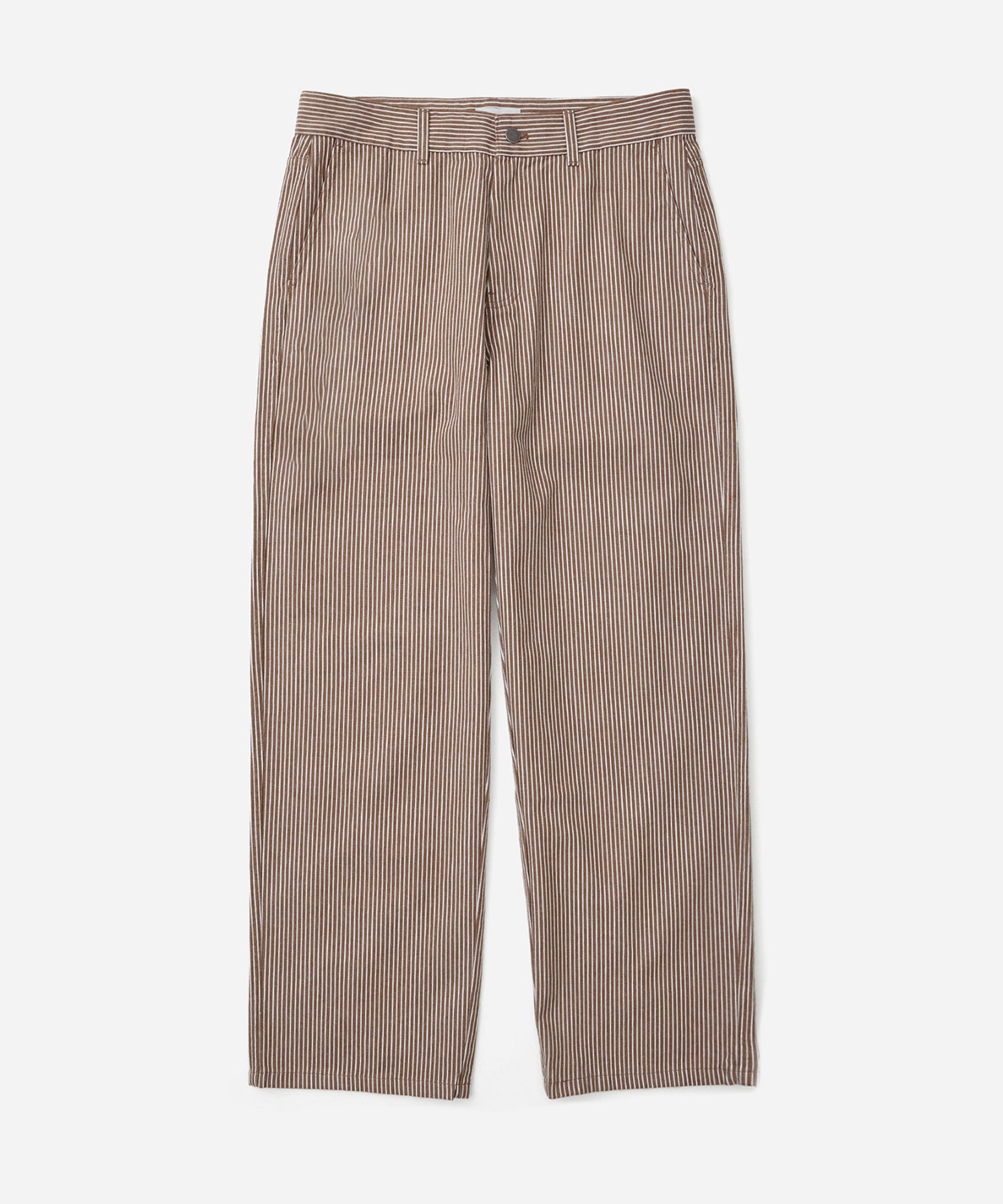 Dark Earth | George Stripe Cotton Twill Pant