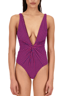 The Olivia One Piece | Fig Plaid