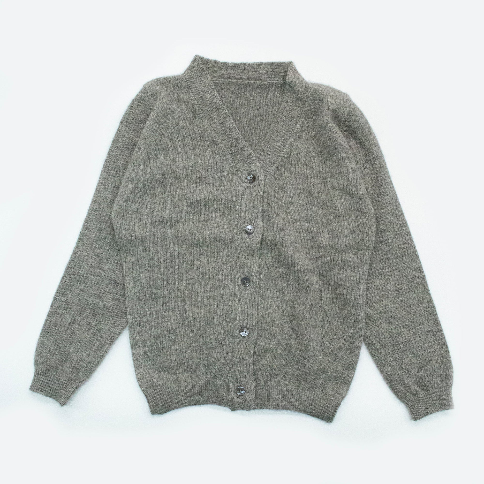 Kids Cashmere Cardigan Sweater | Medium Grey