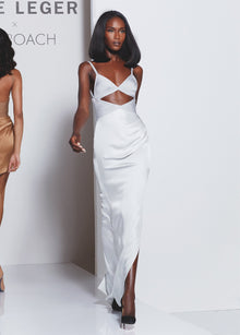 Hervé Léger X Law Roach Draped Cutout Gown | Mercury