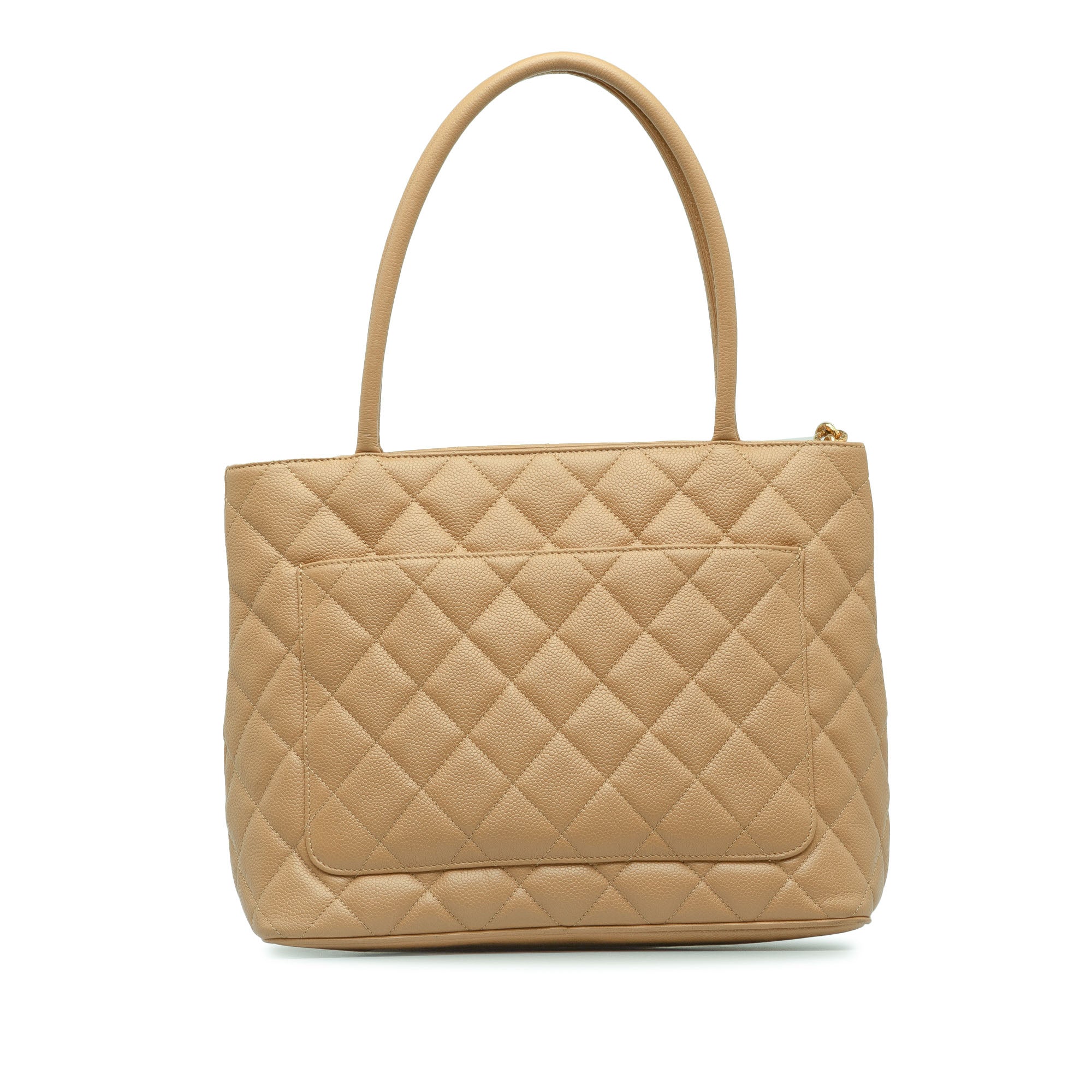 Chanel | Pre-Owned Caviar Medallion Tote - III | Brown/Beige