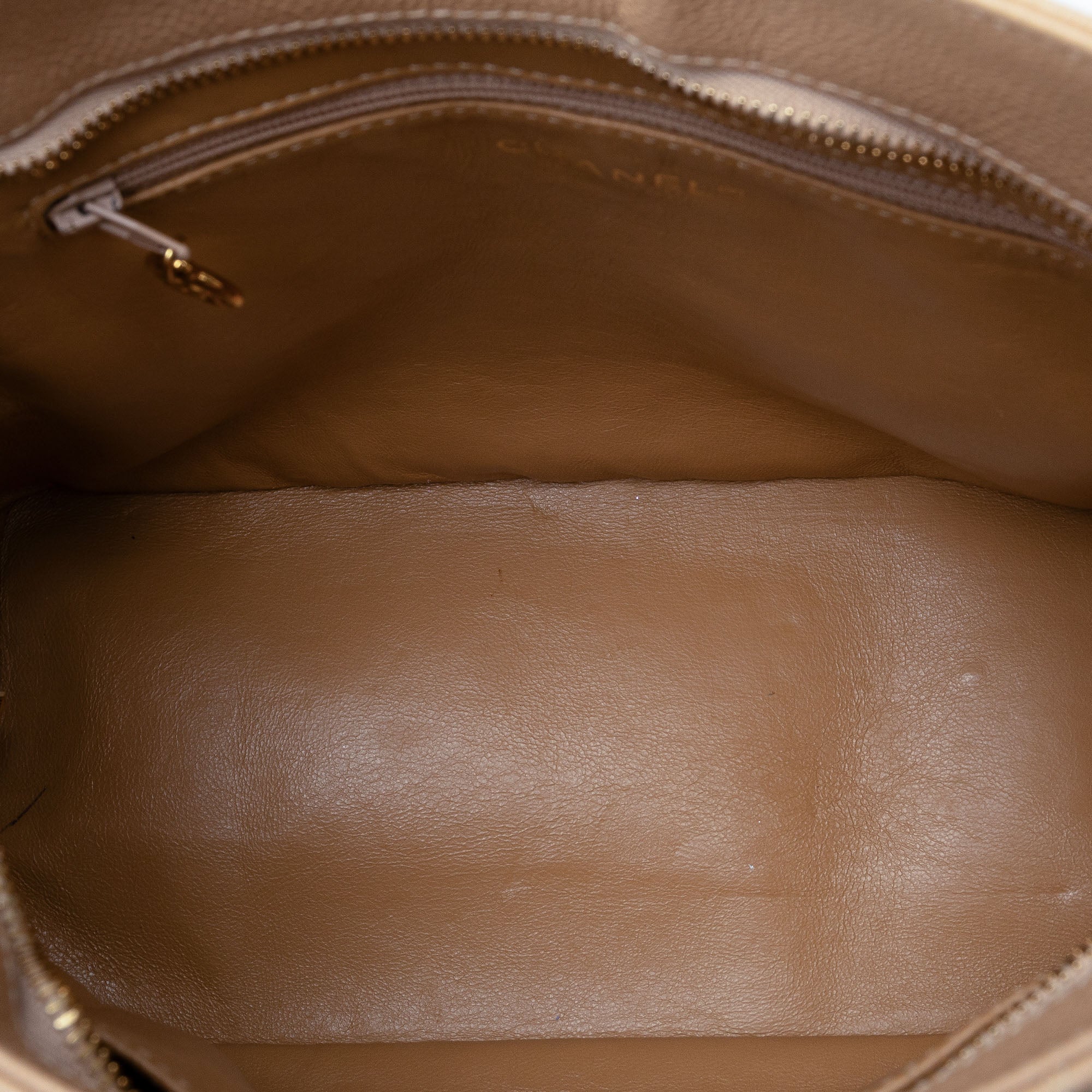 Chanel | Pre-Owned Caviar Medallion Tote - III | Brown/Beige