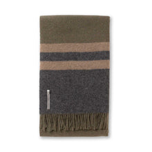 Canyon Throw | Forest Green / Charcoal / Light Taupe