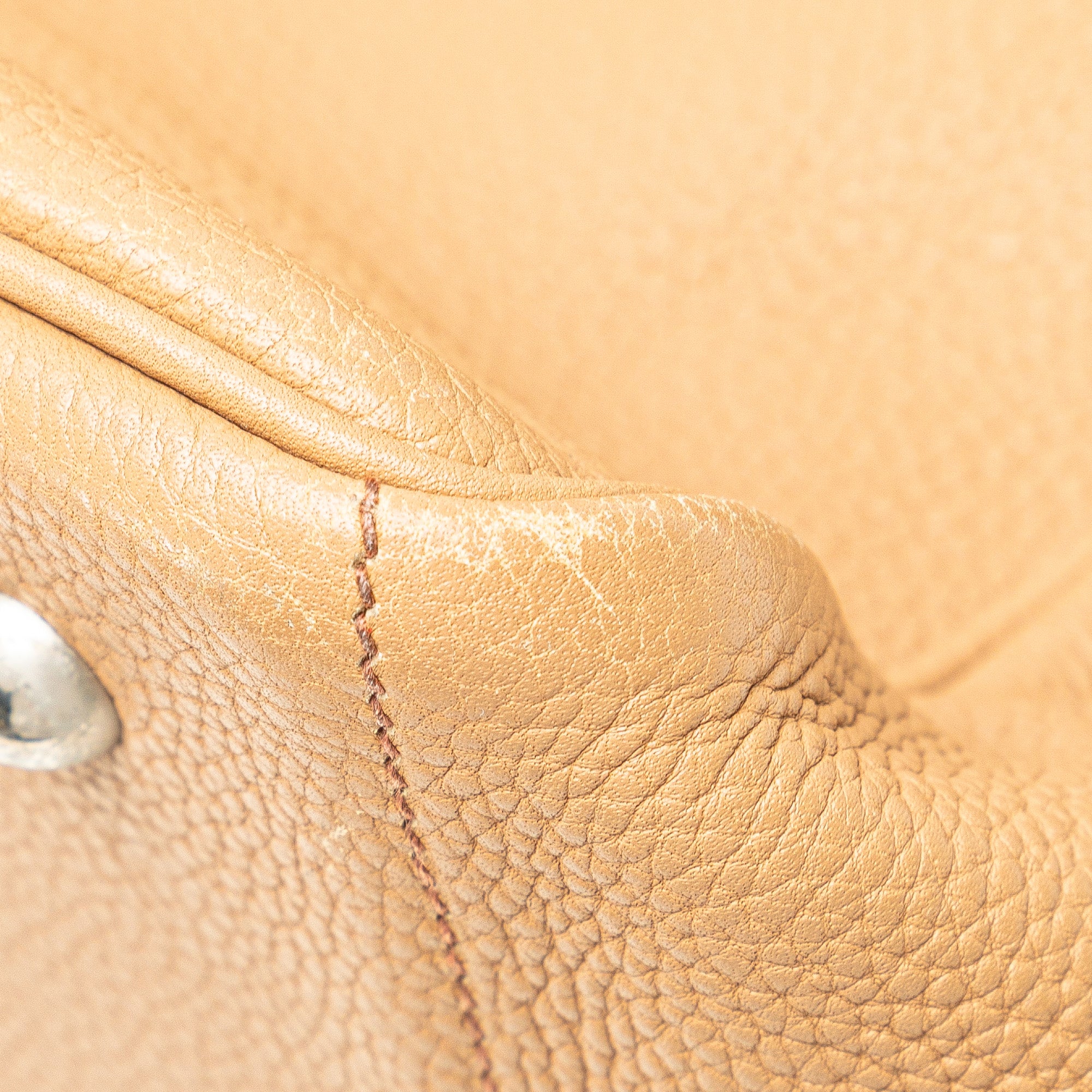 Hermes | Pre-Owned Clemence Victoria II Cabas 35 | Brown/Caramel