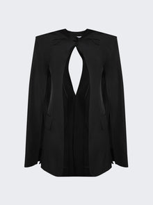Women | alexanderwang | Collarless Jacket With Slits | Black