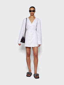 Women | alexanderwang | Slit Tailored Shirtdress | White