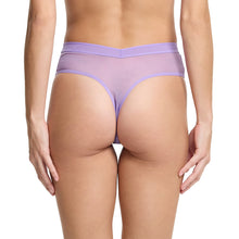 Mesh High Cut Thong | Grape Juice (Purple)