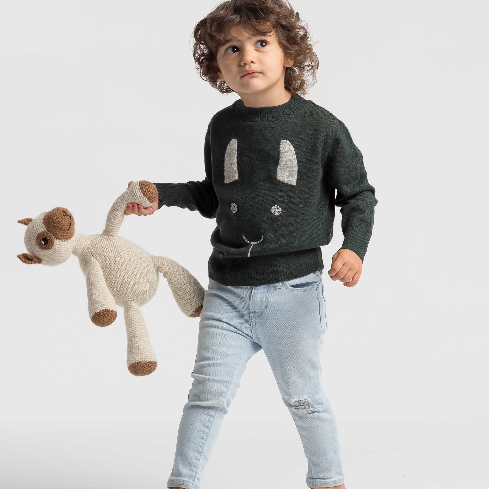Kids | Mickey Sweater | Velvet Green