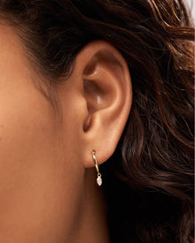 14K Gold On Brass Cubiz Zirconia Drop Earrings Ana Luisa Lacy