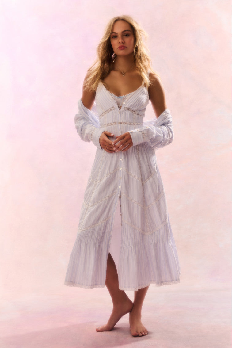 Esilda Cotton Midi Dress | Vintage Voyage