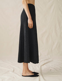 Womens | The Knit Skirt | Anthracite