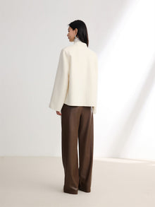 Selected Cashmere Coat | White