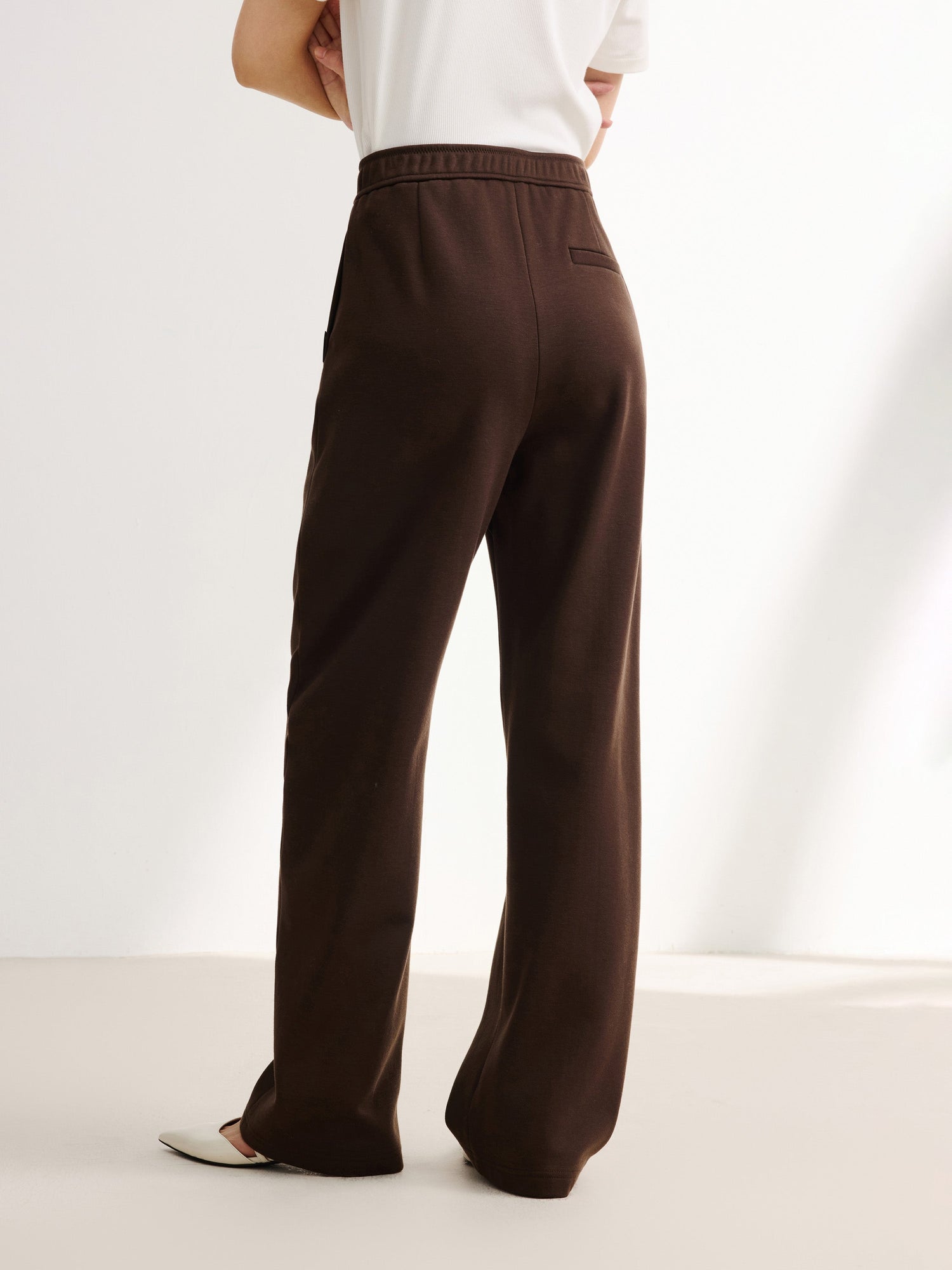 Wide Leg Pants | Brown