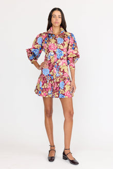 Emi Dress | Carmine Floral