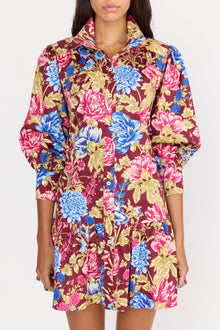 Emi Dress | Carmine Floral