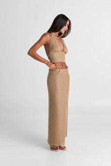 Haven Maxi Skirt | Tan