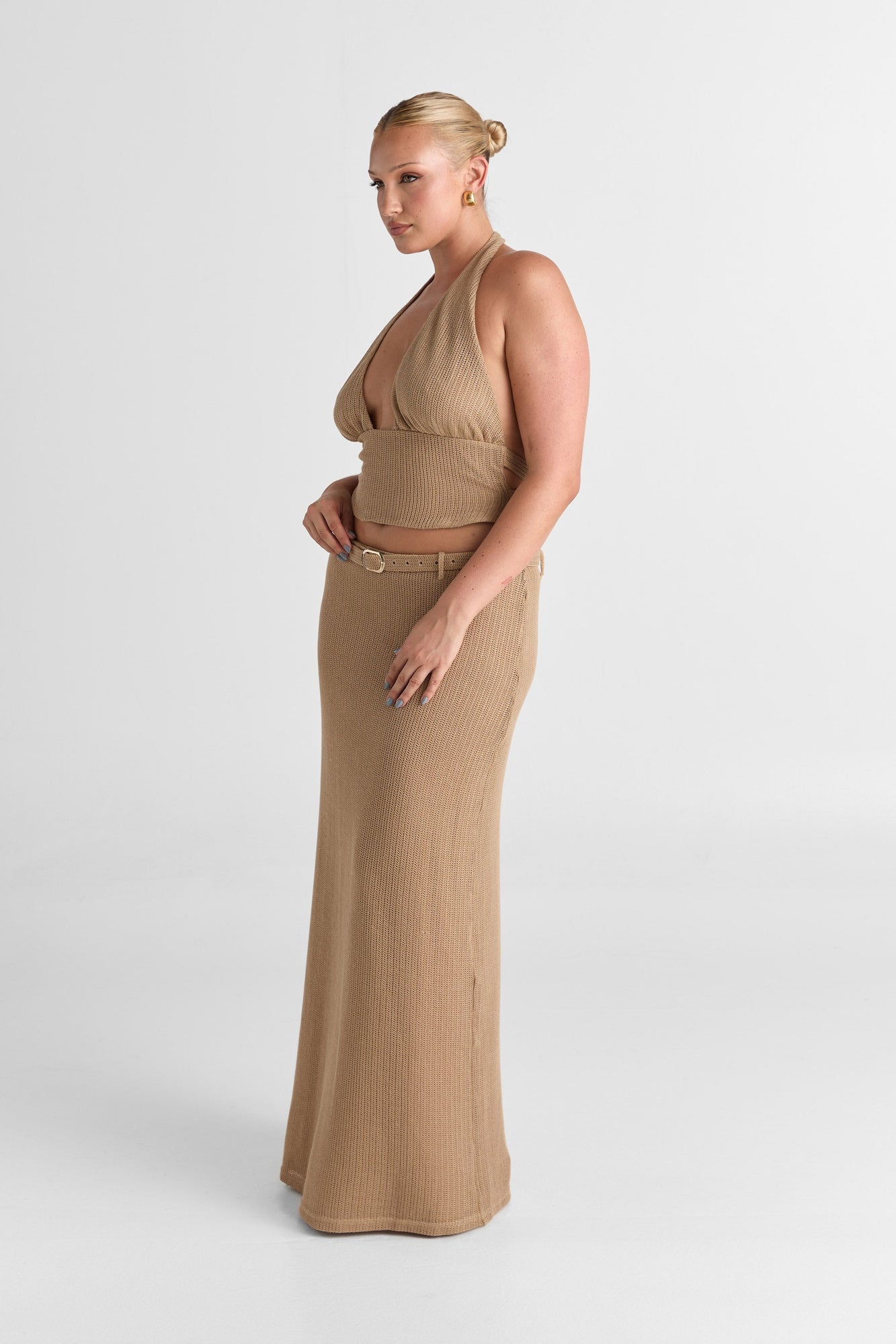 Haven Maxi Skirt | Tan