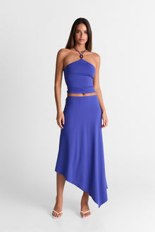 Lyra Maxi Skirt | Cobalt