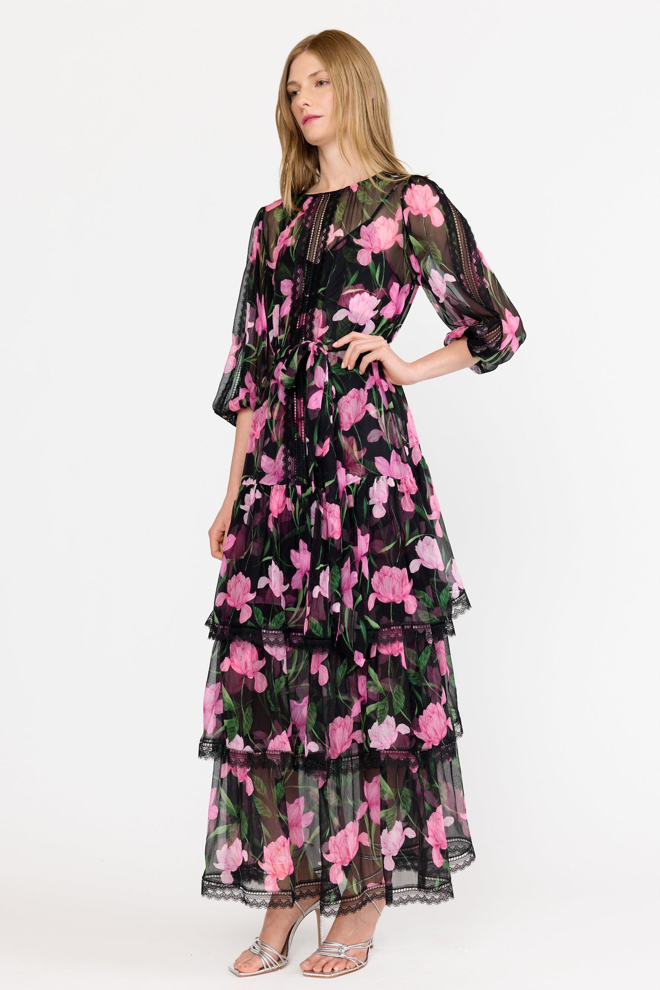 Nina Dress | Onyx Florette