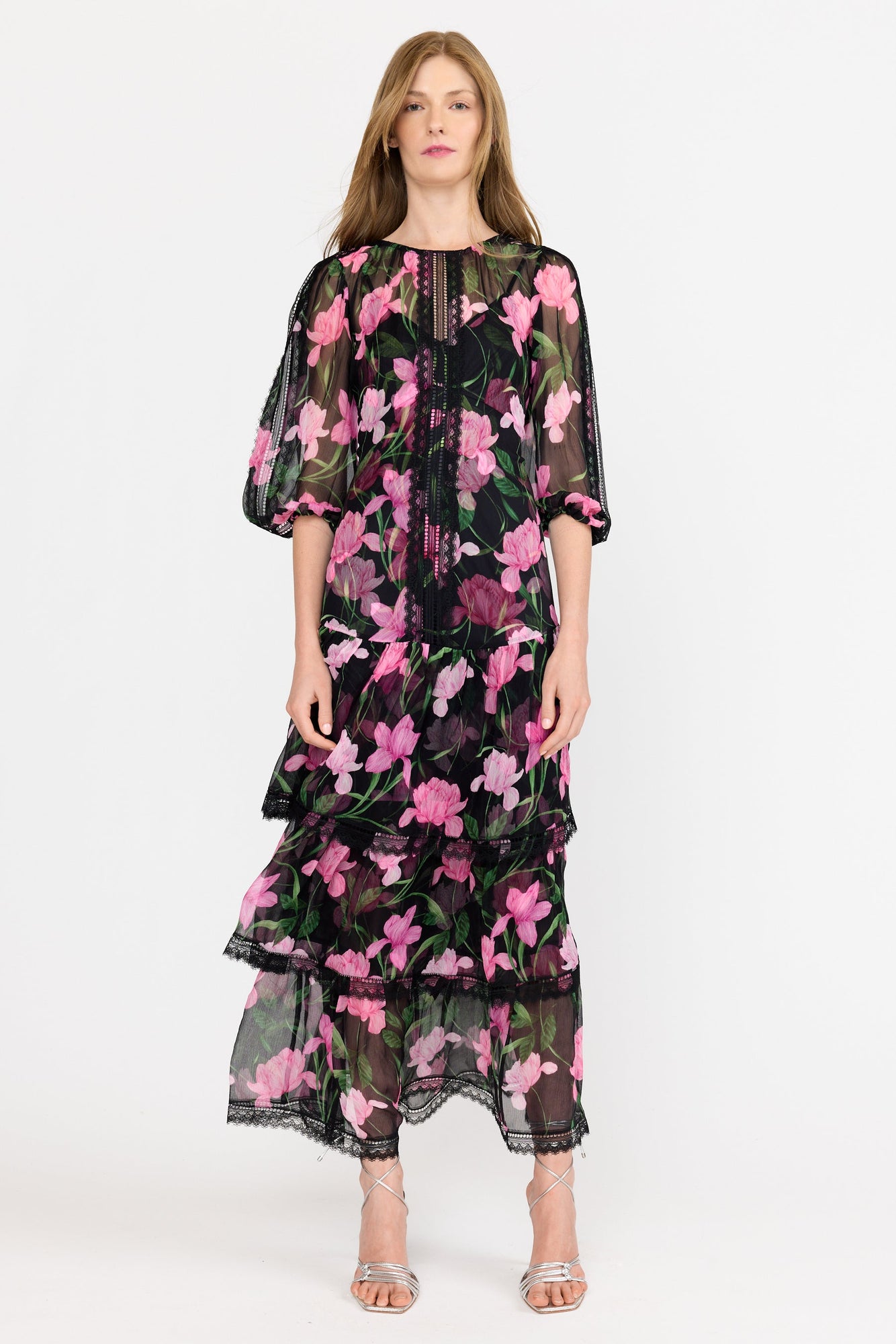 Nina Dress | Onyx Florette