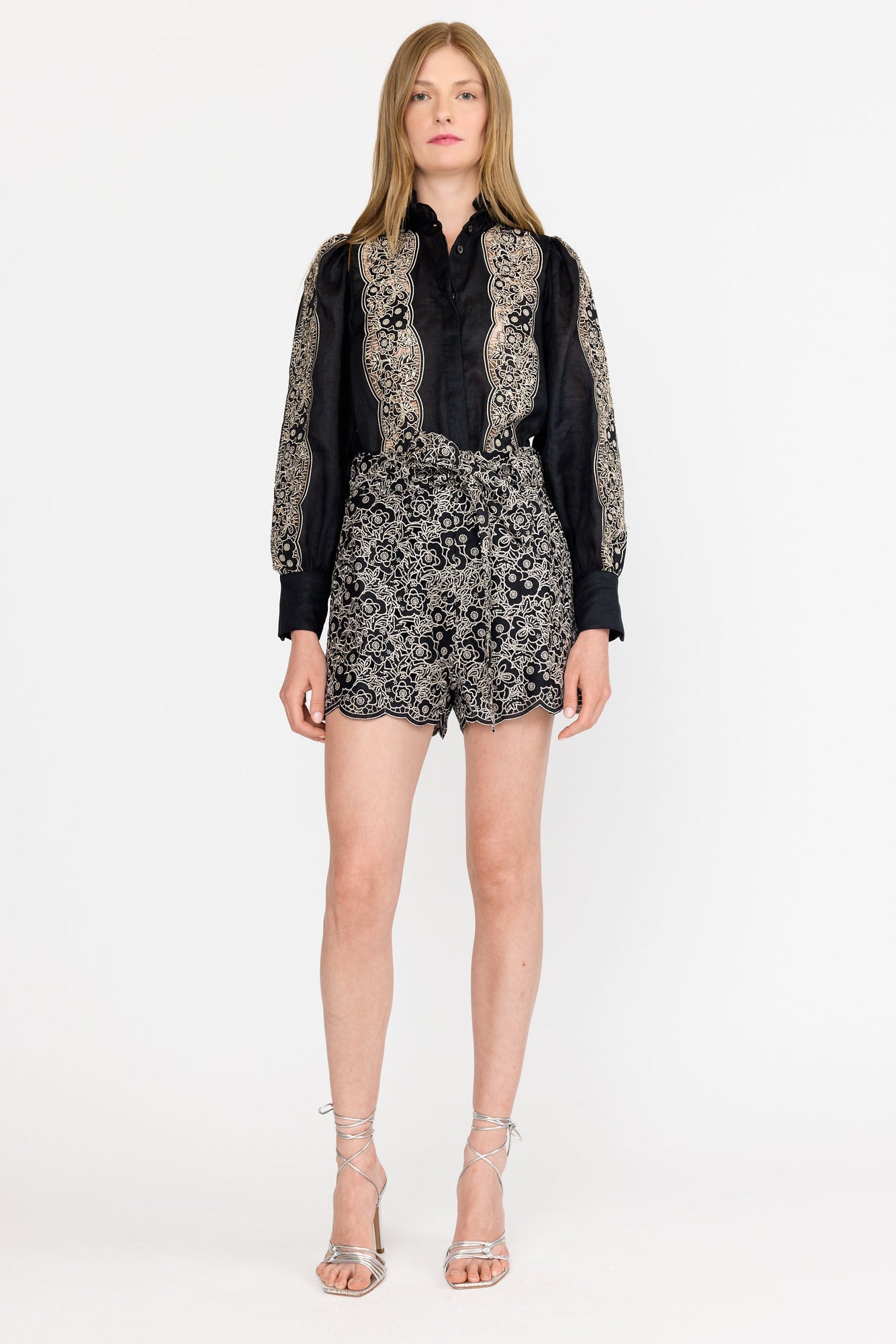 Peri Short | Onyx Embroidery