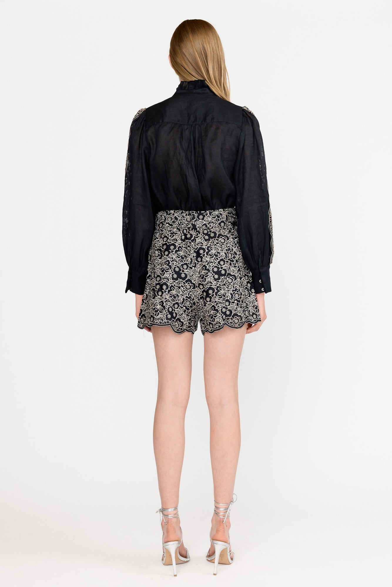 Peri Short | Onyx Embroidery