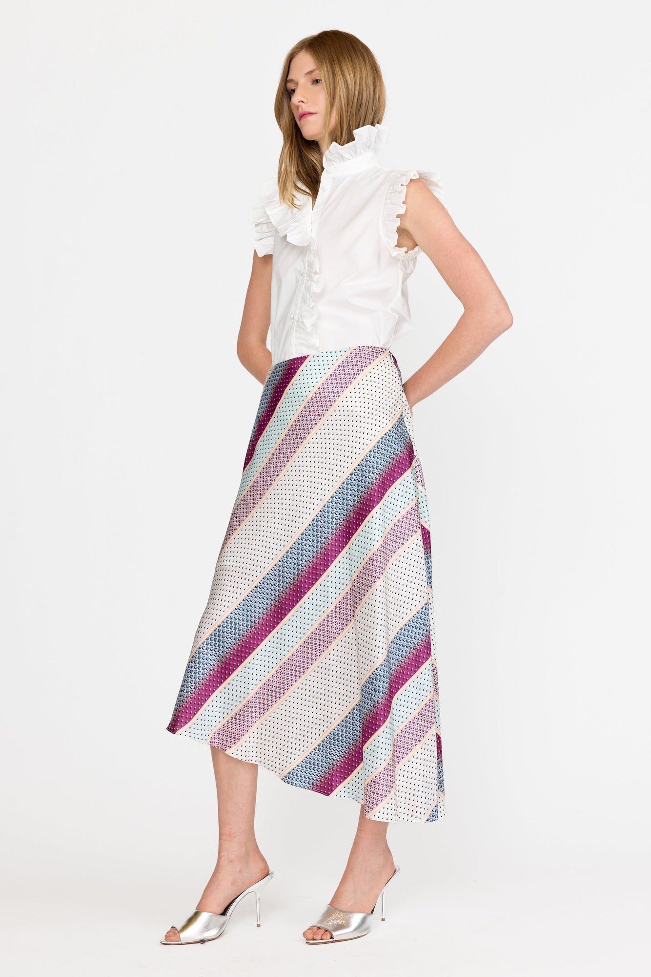 Josie Skirt | Coastal Stripe