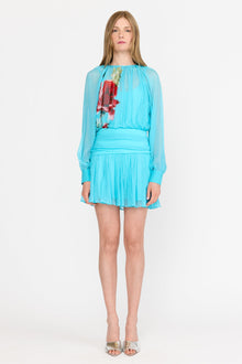 Billie Dress | Turquoise Rose